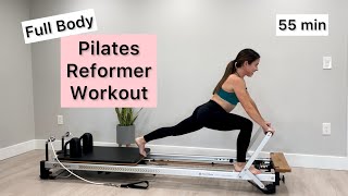 Pilates Reformer Workout  Full Body  55 min Intermediate [upl. by Hsu527]