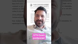 gtu gtuexam postponed gtunews gtucircular [upl. by Anaya189]