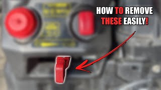 How to Easily Remove these Plastic Throttle Lever Knobs [upl. by Eward]