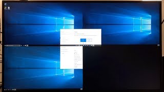 LG 43UD79B 43quot 4K monitor Demo of one PC hooked up with three cables [upl. by Socha842]