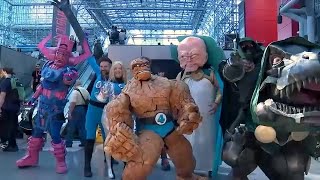 New York Comic Con kicks off at the Javits Center in Manhattan [upl. by Zerdna]