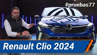 Renault Clio 2024  Primeras impresiones  km77com [upl. by Renfred]