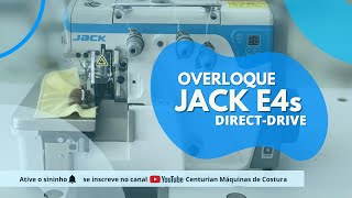 Máquina Overloque Jack E4S Direct Drive [upl. by Ayram]