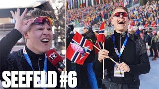 Seefeld 6 Vegard Harm på skiVM [upl. by Aneleh574]