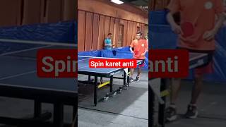 spin karet anti pingpong short [upl. by Nosnevets]