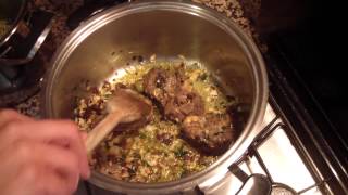 Agnello con lenticchie lamb with lentils Le ricette di Raffaelangela [upl. by Nemraciram528]