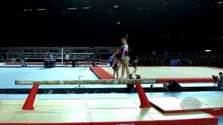 TINKLER Amy GBR  2017 Artistic Worlds Montréal CAN  Qualifications Balance Beam [upl. by Hartzell]