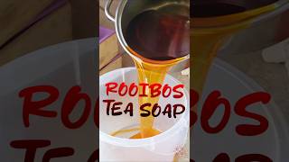 MAKING COLD PROCESS ROOIBOS TEA Plant based SOAP coldprocessedsoap soapmaking soaplovers [upl. by Collbaith93]