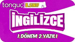 8Sınıf İngilizce 1Dönem 2Yazılıya Hazırlık 📝 2024 [upl. by Bucher]