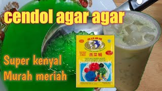 resep cendol agar agar simple kenyal dan murah meriah [upl. by Dustin]