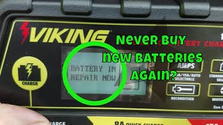 I test a harbor freight battery charger for 10 days Did it work Part TWO [upl. by Huskamp427]