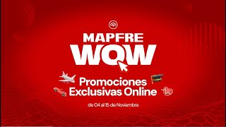 MAPFRE WOW  Llegaron las mejores promociones en seguros [upl. by Bambi]