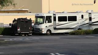 Police shoot out windows of armed suspect in Sams Club parking lot  TORRANCE CA [upl. by Nwahsd]