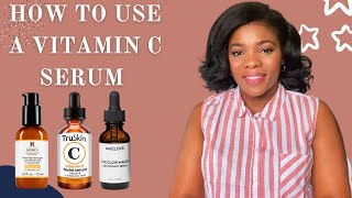 How to Use a VITAMIN C Serum the Right way  Dr Janet [upl. by Adlesirk]