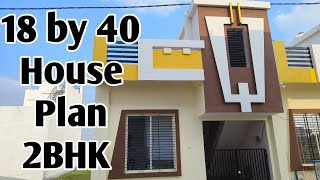 18 by 40 House Plan 2BHK  18×40 House Plan  Kavirdev Home Tour [upl. by Laurentia]