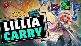 LILLIA CARRY con los 7 MITICOS está DE VUELTA en este NUEVO META de TFT [upl. by Kent]