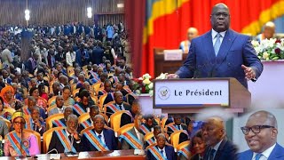 DIRECT DISCOURS FATSHI AU CONGRÈS CHANGEMENT CONSTITUTION OK VK COINCÉ JKK LANCE SES ACTIONS [upl. by Nevla633]