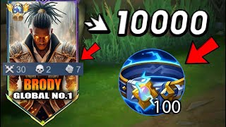 BUFF BRODY FIRST ITEM THUNDERBELT IS TOO OP IN LATEGAME😱 100 BROKEN  BRODY BEST BUILD FOR 2024 [upl. by Hewart994]