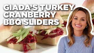 Giada De Laurentiis Makes Turkey Cranberry BBQ Sliders  Giada at Home  Food Network [upl. by Borg14]