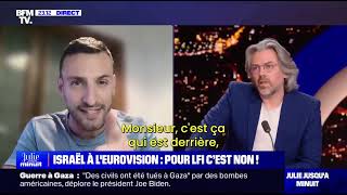 Aymeric Caron magistral seul contre 4 sionistes [upl. by Assilram]