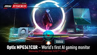 MPG341CQR  The worlds first AI gaming monitor  MSI [upl. by Yma11]