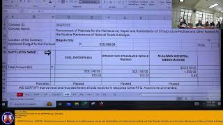 July 30 2024Procurement Livestream for DPWH Baguio City DEO Bid Opening Goods [upl. by Bart]