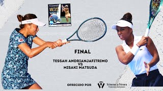 W35 Cidade de Vigo  Final Misaki Matsuda VS Tessah Andrianjafitrimo [upl. by Ycnuahc]