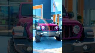 PINK Jeep Alert  New Wrangler Tuscadero [upl. by Arv835]