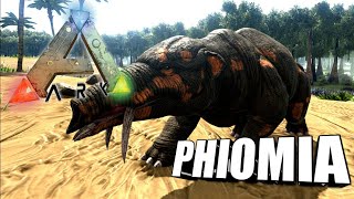 Taming A Phiomia  Ark Survival Evolved  The Island [upl. by Smada]