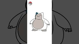 How to Draw Snorlax  Pokemon 143 shorts [upl. by Nodnarbal502]