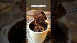 How to make a nutella mug cake in microwave no egg no butter [upl. by Annayram]