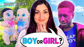 I Tried Doing My Own Baby GENDER REVEAL While Watching Gender Reveal Fails [upl. by Graybill36]