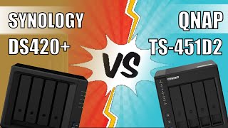 Synology DS420 vs QNAP TS 451D2 NAS Comparison [upl. by Nerraj390]