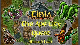 Banuta Quest GUIDE The Ape City Quest  Tibia [upl. by Keslie]