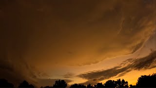 Amazing Sunset and Rainstorm Time Lapse over Bloomingdale Illinois [upl. by Bram]