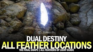 All 6 Feathers in Dual Destiny Locations Guide Feathers of Light Triumph Destiny 2 [upl. by Onailimixam]