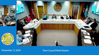 Wytheville Town Council Work Session  November 12 2024 [upl. by Radborne]