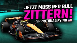 Bestzeit Norris Pole Verstappen McLarens Update zündet  Sprintqualifying F1 Miami 2024 [upl. by Yelrebmyk143]