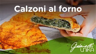 Calzoni al forno con ricotta e spinaci [upl. by Yborian]