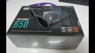 Cooler Master Masterwatt 650 Netzteil [upl. by Aja]