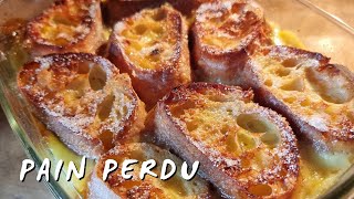 Recette de pain perdu facile La recette de pain perdu à la maison [upl. by Fenelia]