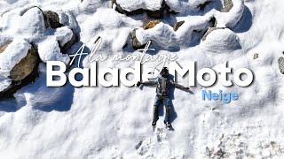 Balade moto vers les montagnes enneigées  Auron [upl. by Leiahtan]