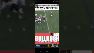 WORK TERRION THOMPSON BULLRUSH VS INDIANA [upl. by Aidne]