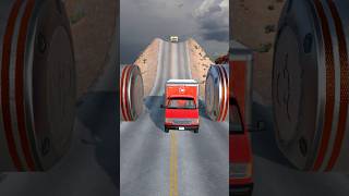 Cargo Vans vs Hydraulic Crush  BeamNGDrive shorts beamng [upl. by Ynned]