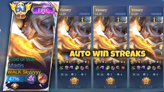 TUTORIAL HOW TO PLAY MARTIS BEST BUILD EMBLEM AND ROTATION🔥  Auto Win Streaks [upl. by Decca]