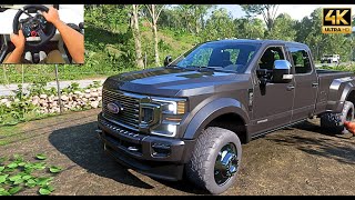 Ford F450 Super Duty OffRoading  Forza Horizon 5  Logitech G29 gameplay [upl. by Blas874]