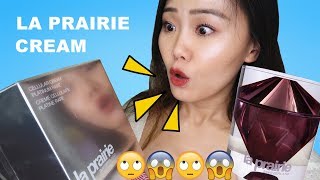 【La Prairie面霜测评】臻爱铂金乳霜，天价护肤品好用吗？试用效果如何  La Prairie Cellular Cream Platinum Rare Review Eng Subs [upl. by Reinal]