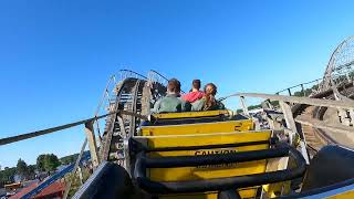 Cornball Express Back row POV Indiana Beach [upl. by Pouncey784]