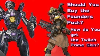 Apex Legends  BEFORE YOU BUY Founders Pack amp How to Redeem Twitch Prime Rewards [upl. by Tristan]