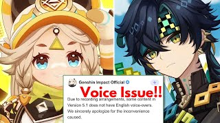 Why Are English Voice Lines Missing in Version 51 Here’s What You Need to Know  Genshin Impact [upl. by Ivah]